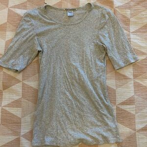 Prairie underground - Heather grey ribbed top